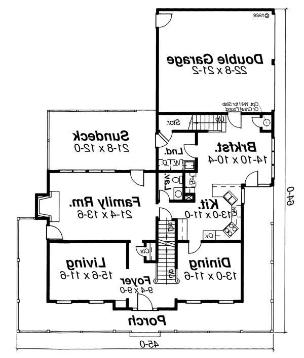 First Floor image of SHADYBROOK House Plan